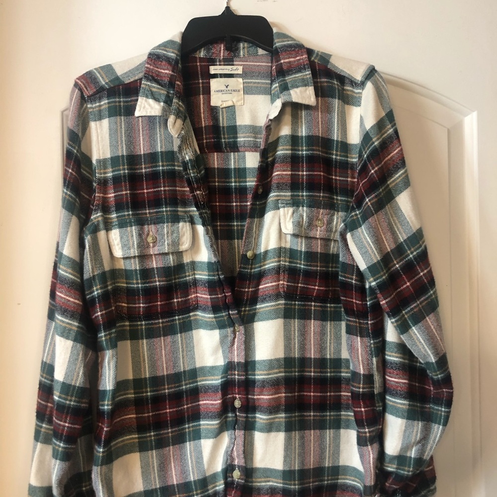 American Eagle plaid flannel